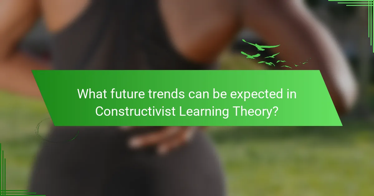 What future trends can be expected in Constructivist Learning Theory?